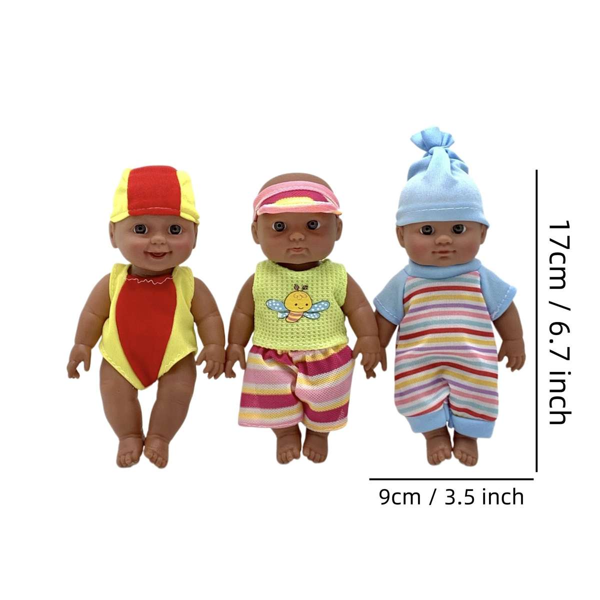 Plush Toyss color 3PCS Boy Doll