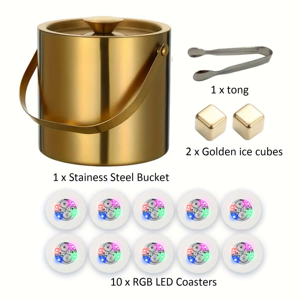 Ice Bucket Capacity 2L