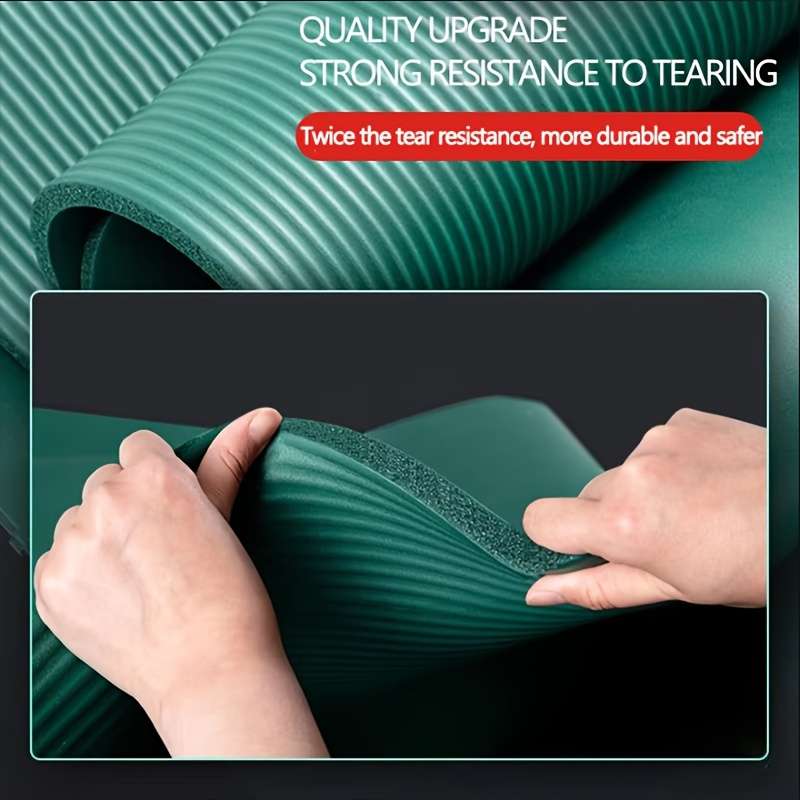 Yoga Mat 200 80 1.5Cm Black