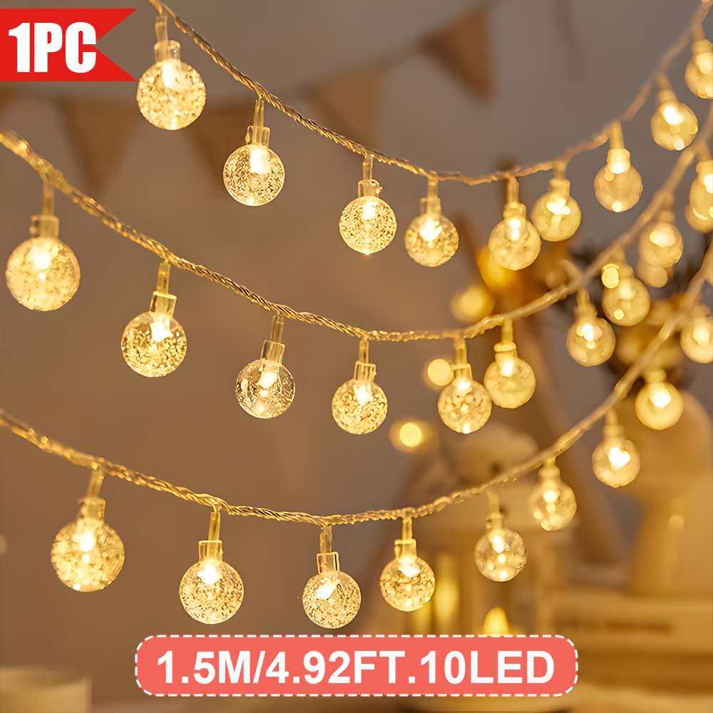 String Lights Color Warm White Size3M 9.84Ft. 20 Lights