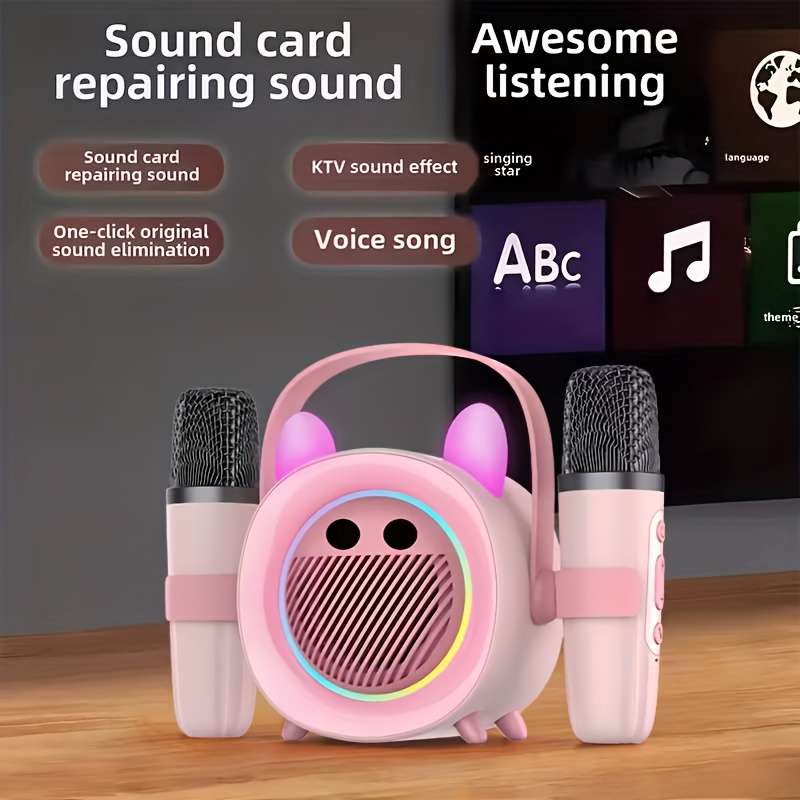 Speaker Color Yellow Dual Microphone