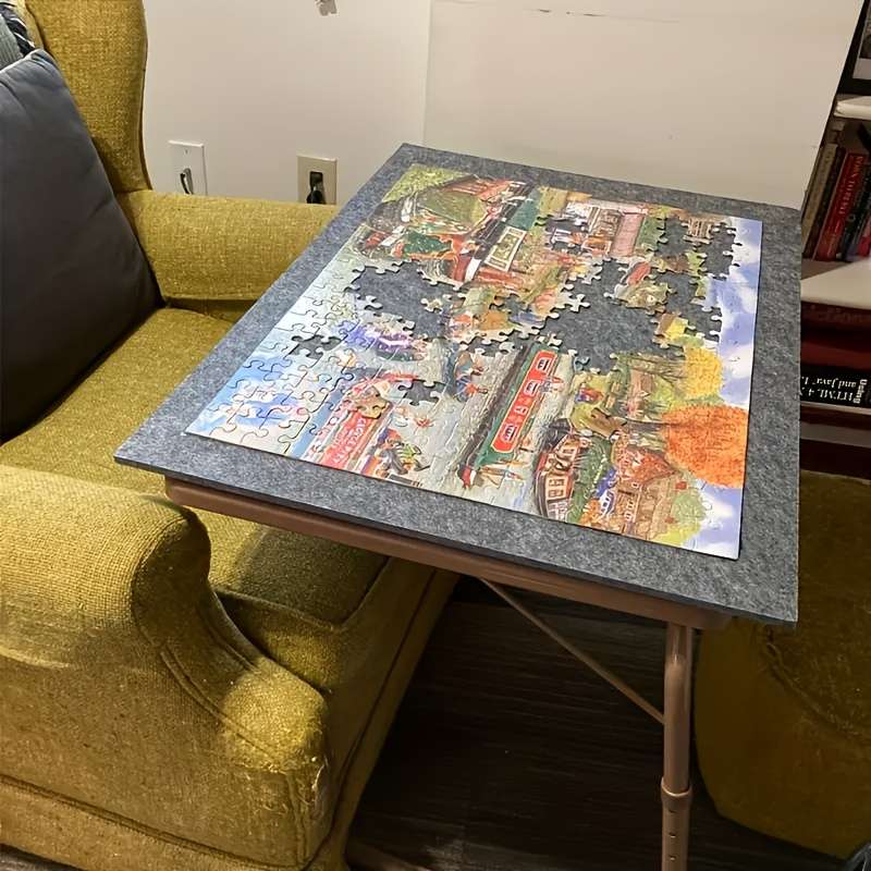 1000pcs Collapsible Puzzle Board Mat Foldable for Easy Storage Portable Puzzle Pad