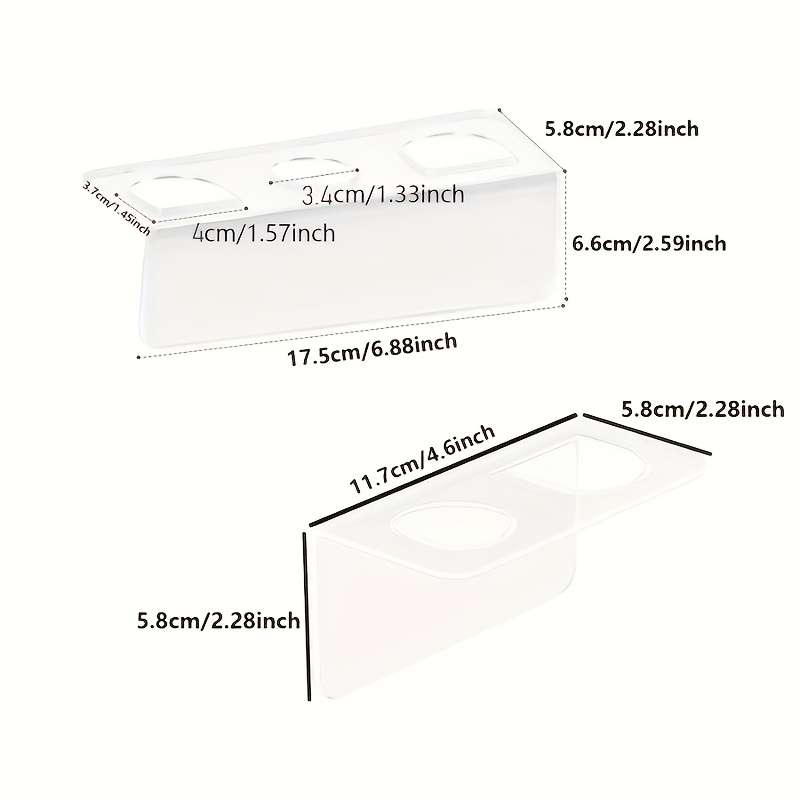 Bathroom Storage Rack Style 3 Holes