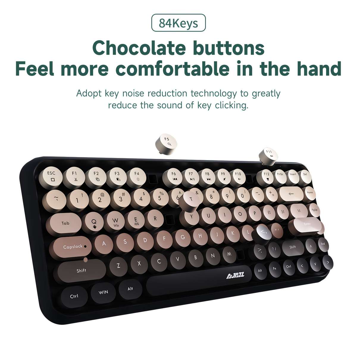 Keyboard Color 308I Milk Gray Meow