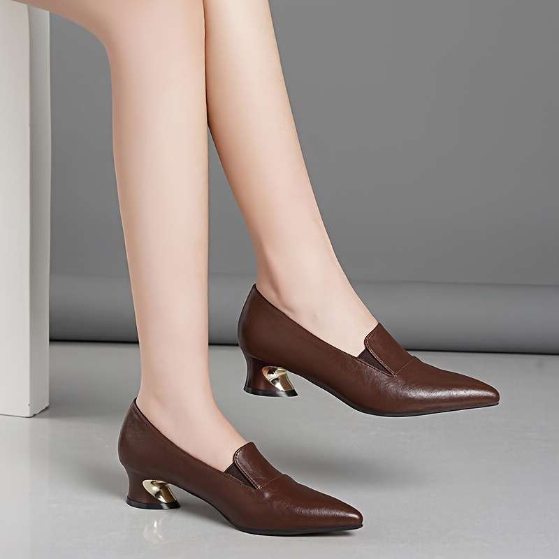 Women S High Heels Color Dark Brown Sizeuk 3.5