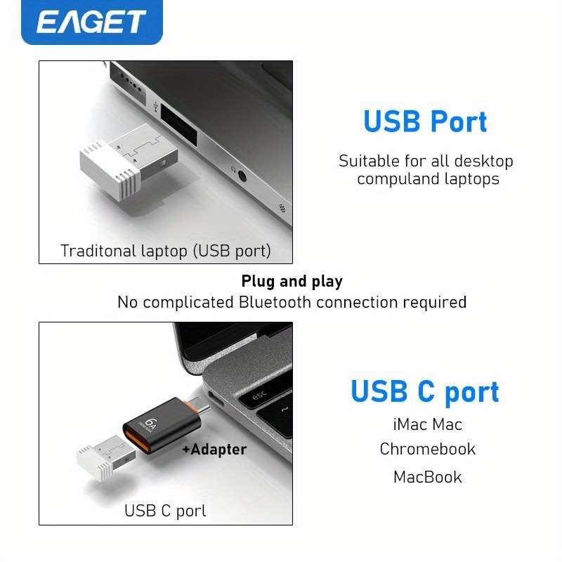 Mouse Color Black Add Adapter