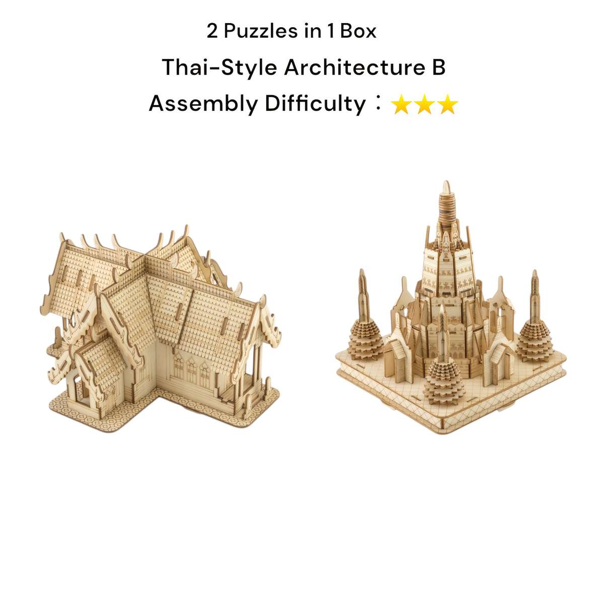 Building Toy Architectural Model Toy Set Style Thai Style Architecture A