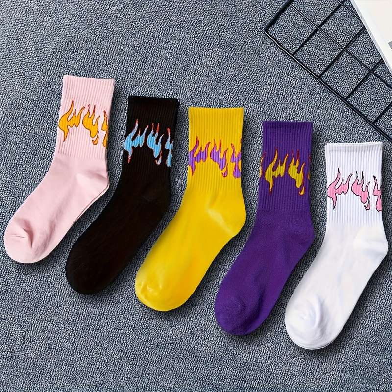 Women S Socks Color 1 Pair Purple Size Onesize