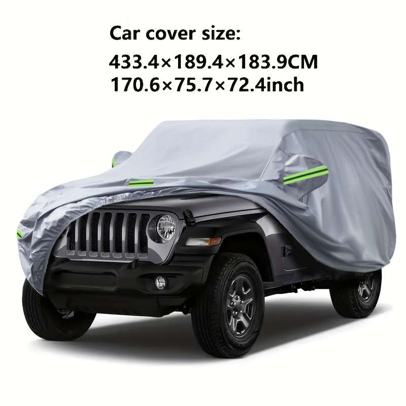 Car Cover Color Silvery Model For 2 Doors