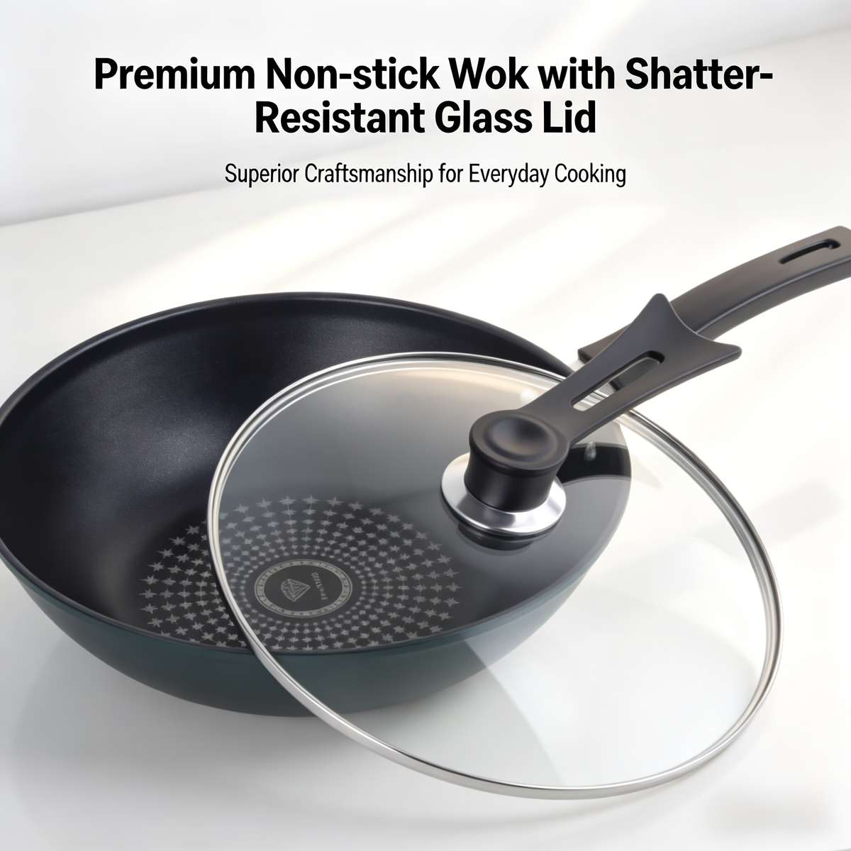 Frying Pan Color 28Cm Green Woklid Included