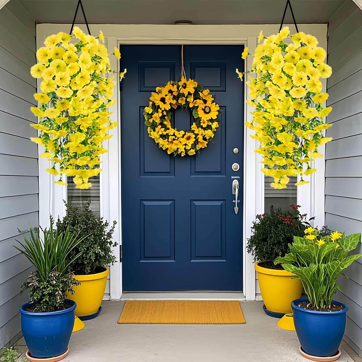 Simulated Flower Color Yellow Quantity2 Pack