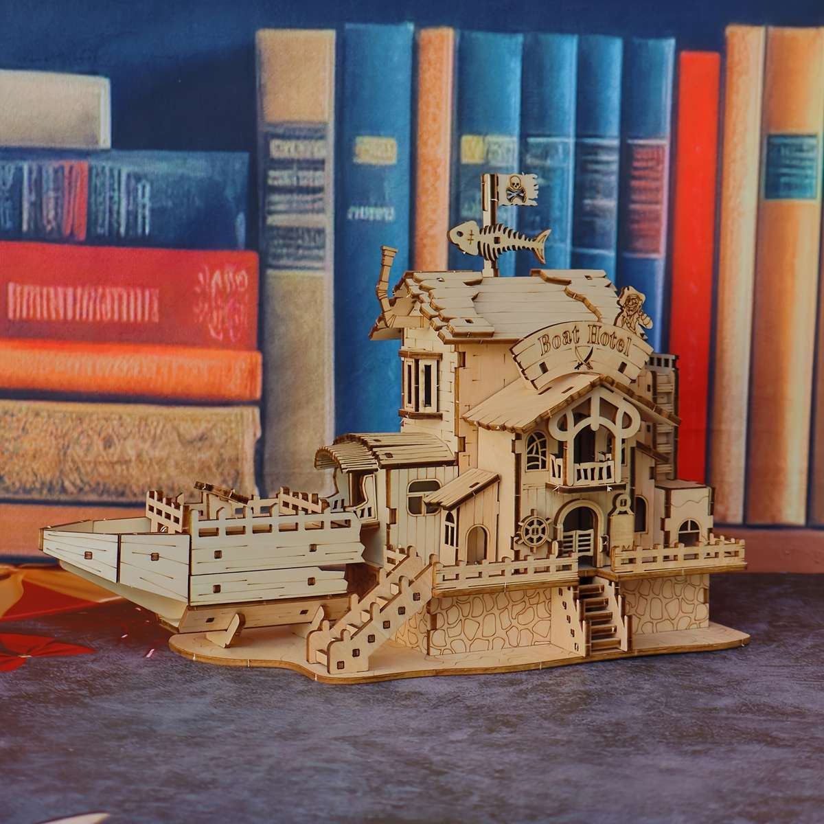 3D Building Model Puzzle Set Items Pirate Ship