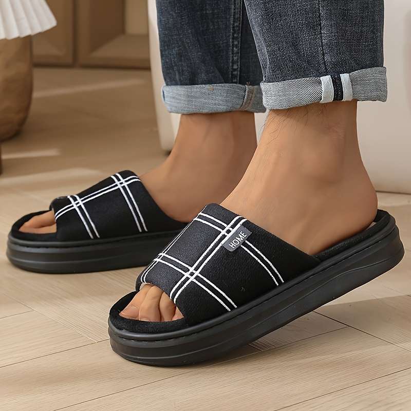Cotton Slippers Color Grey Sizeuk 6.5-7