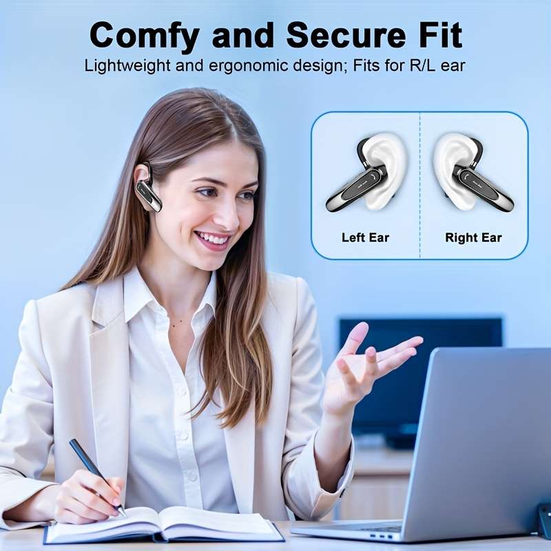 Rechargeable Wireless Earbuds Headphones Headset