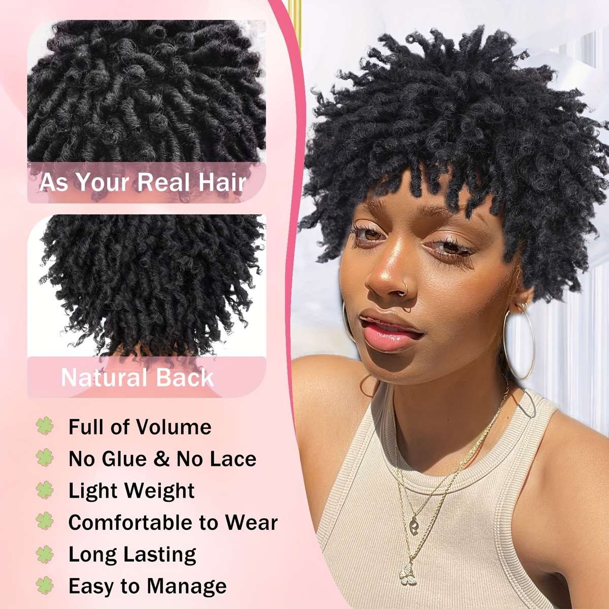 #T30 Womens Wigs Hair Length 5.08Cm