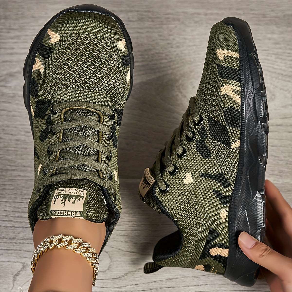 Women S Sneakers Color Green Sizeuk 10.5