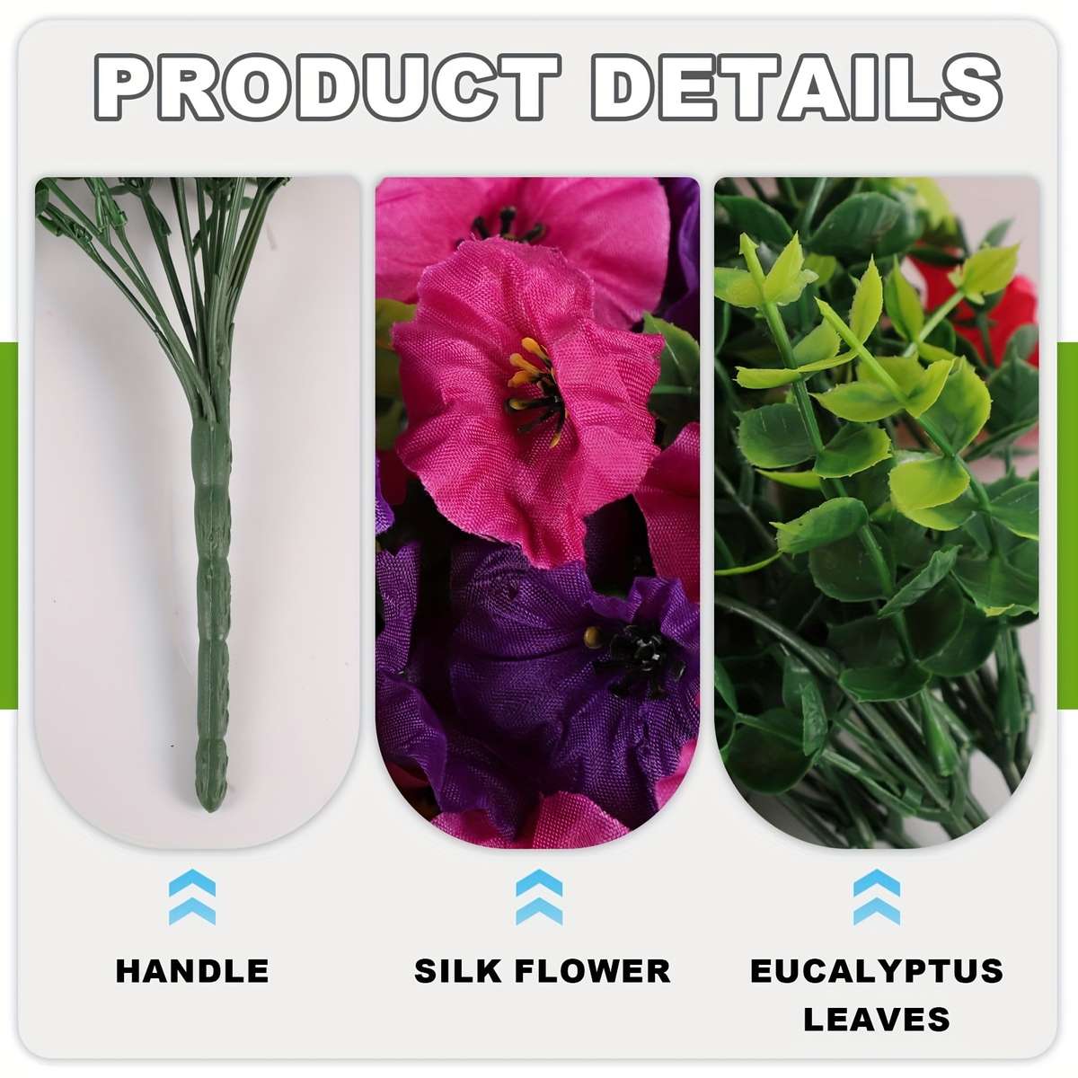 Simulated Flower Quantity 2Pcs
