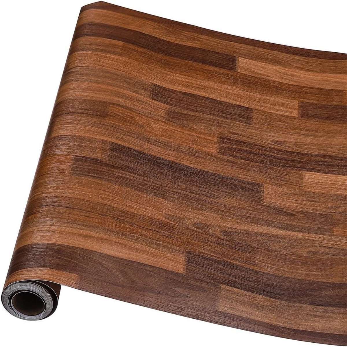 Self Adhesive Floor Stickers Parquet Walnut 40Cm*1M