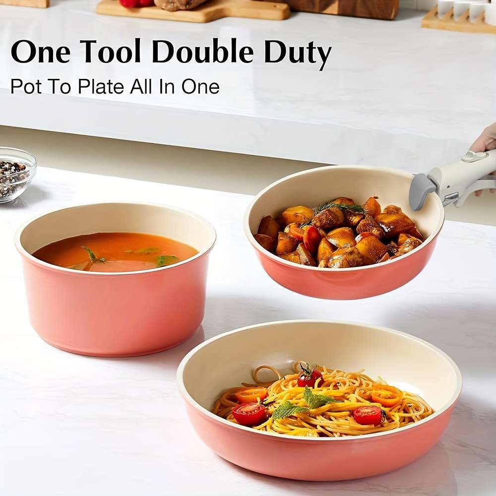 11Pcs Classic Deep Frying Pan Set