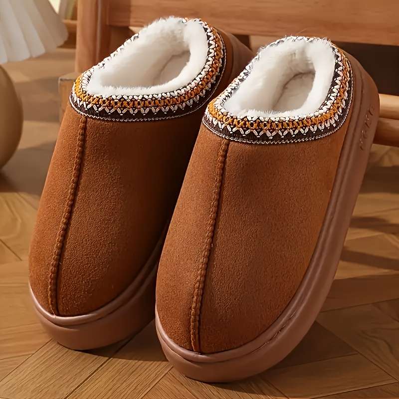 Cotton Slippers Color Black Sizeuk 7.5-8