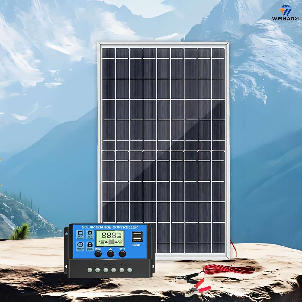Solar Panel Model 2Pcs Solar Panel Add Controller