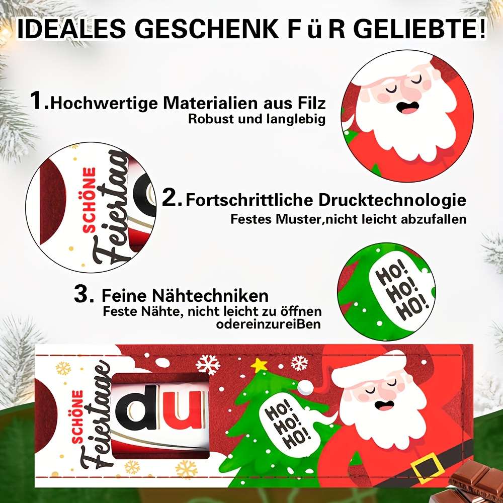 Christmas Gift Boxes Style Red -Ho  Quantity 10Pcs