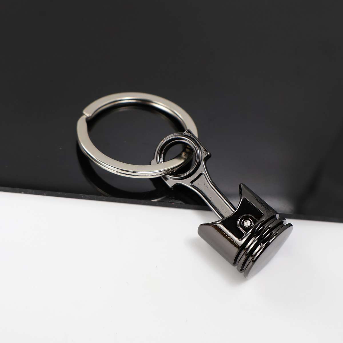 Keychain Ornament Color 2Pcs Black  Color