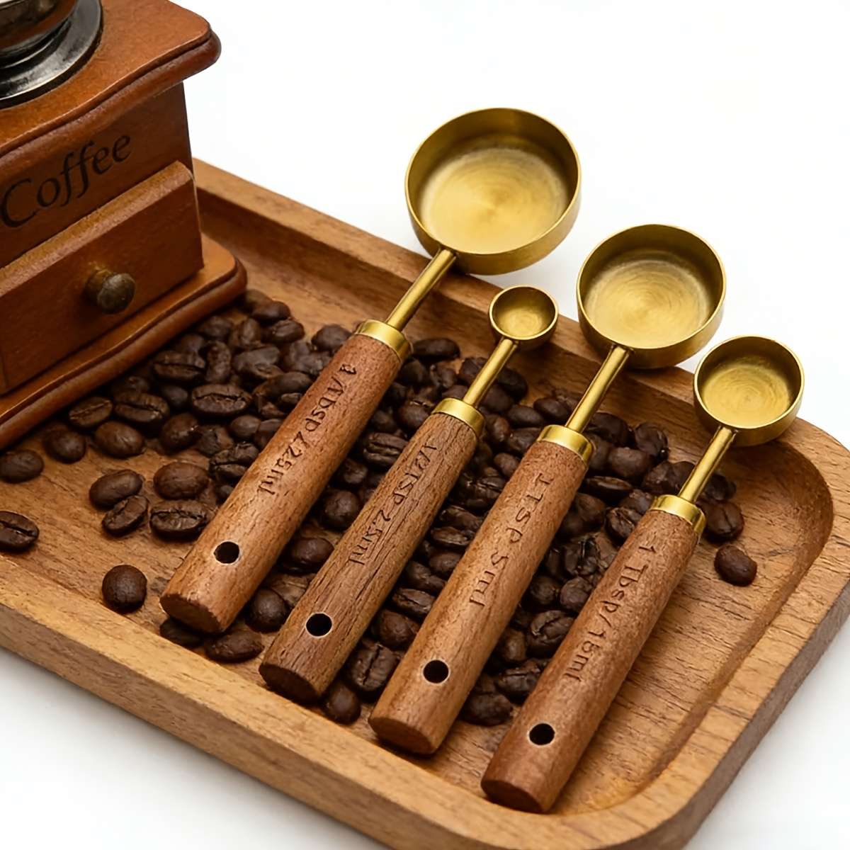 Kitchenware Model Golden Measuring Spoon 1.25Ml