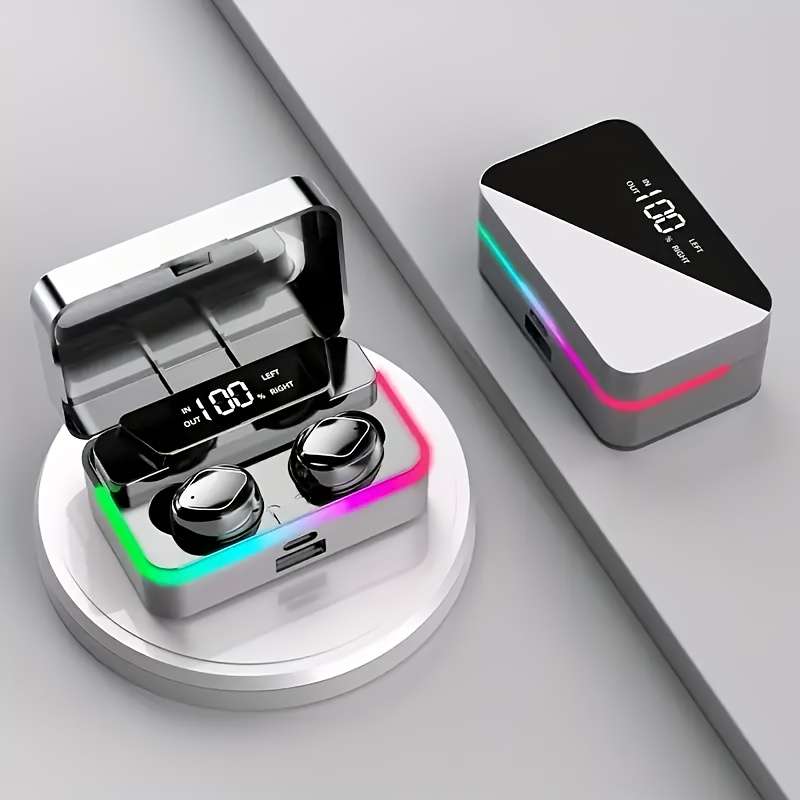 Rechargeable Wireless Earbuds Headphones Headset