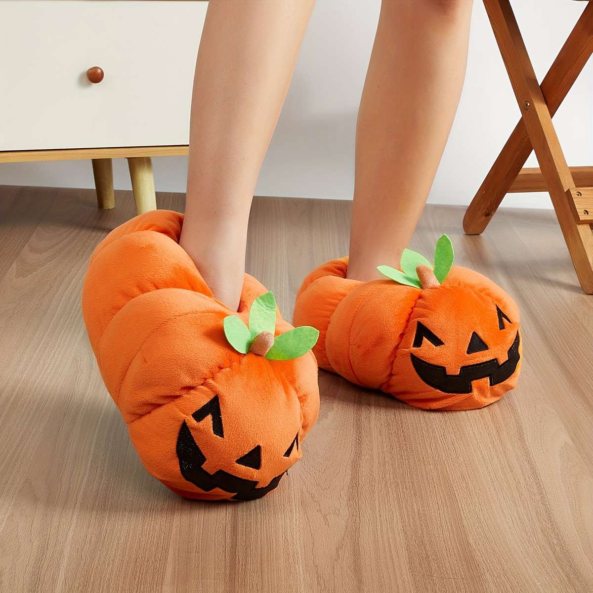 Cotton Slippers Color Orange Red Sizeuk 7
