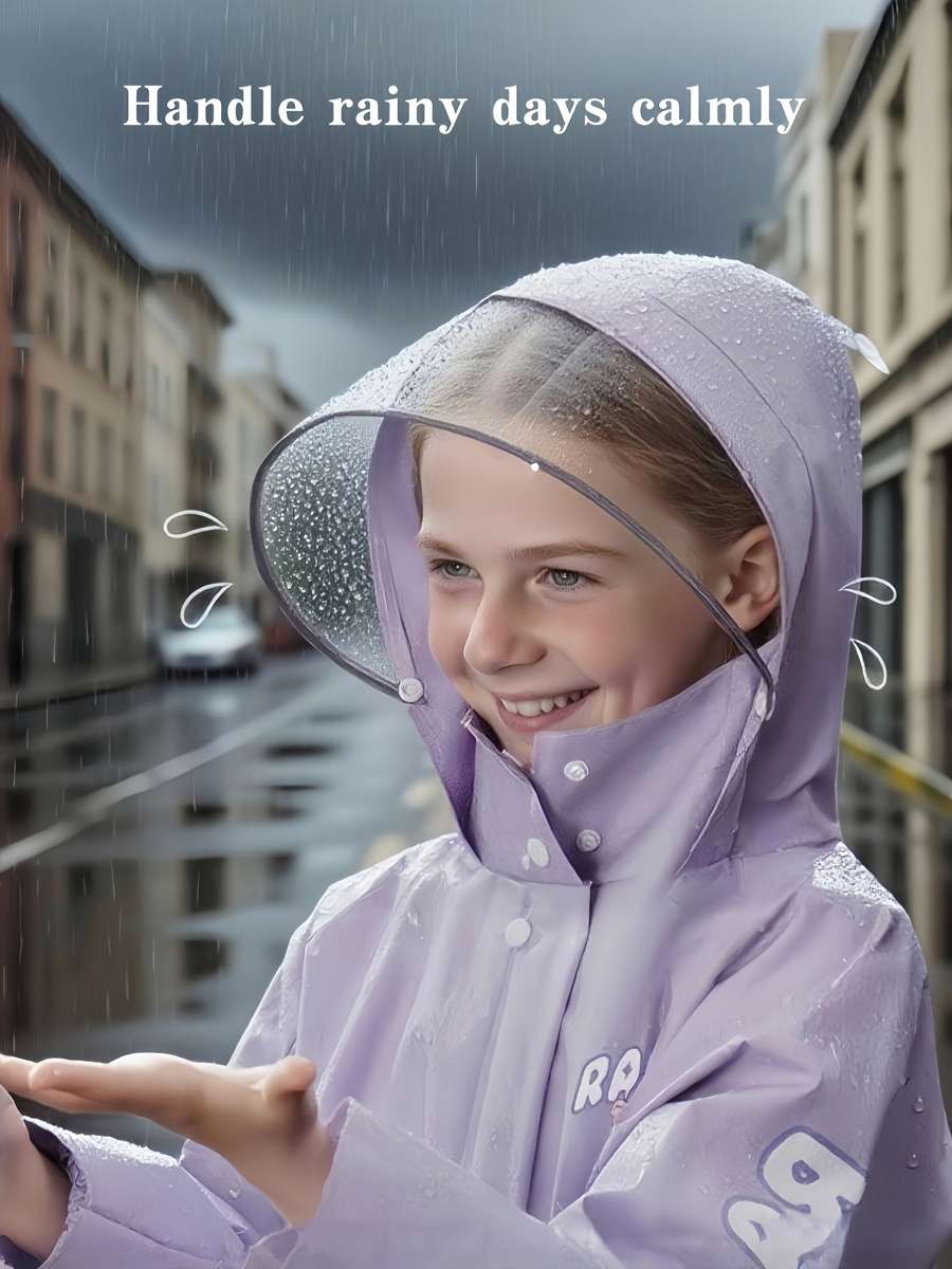 Raincoat Violet Size 910Y