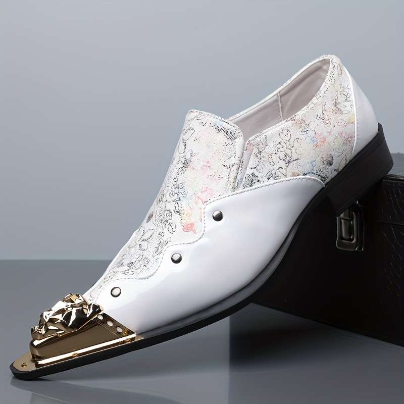 Mens Leather Shoes Color White Sizeuk 8