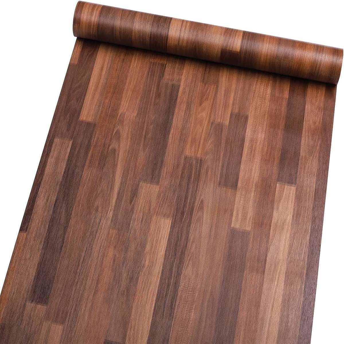 Self Adhesive Floor Stickers Parquet Walnut 40Cm*1M