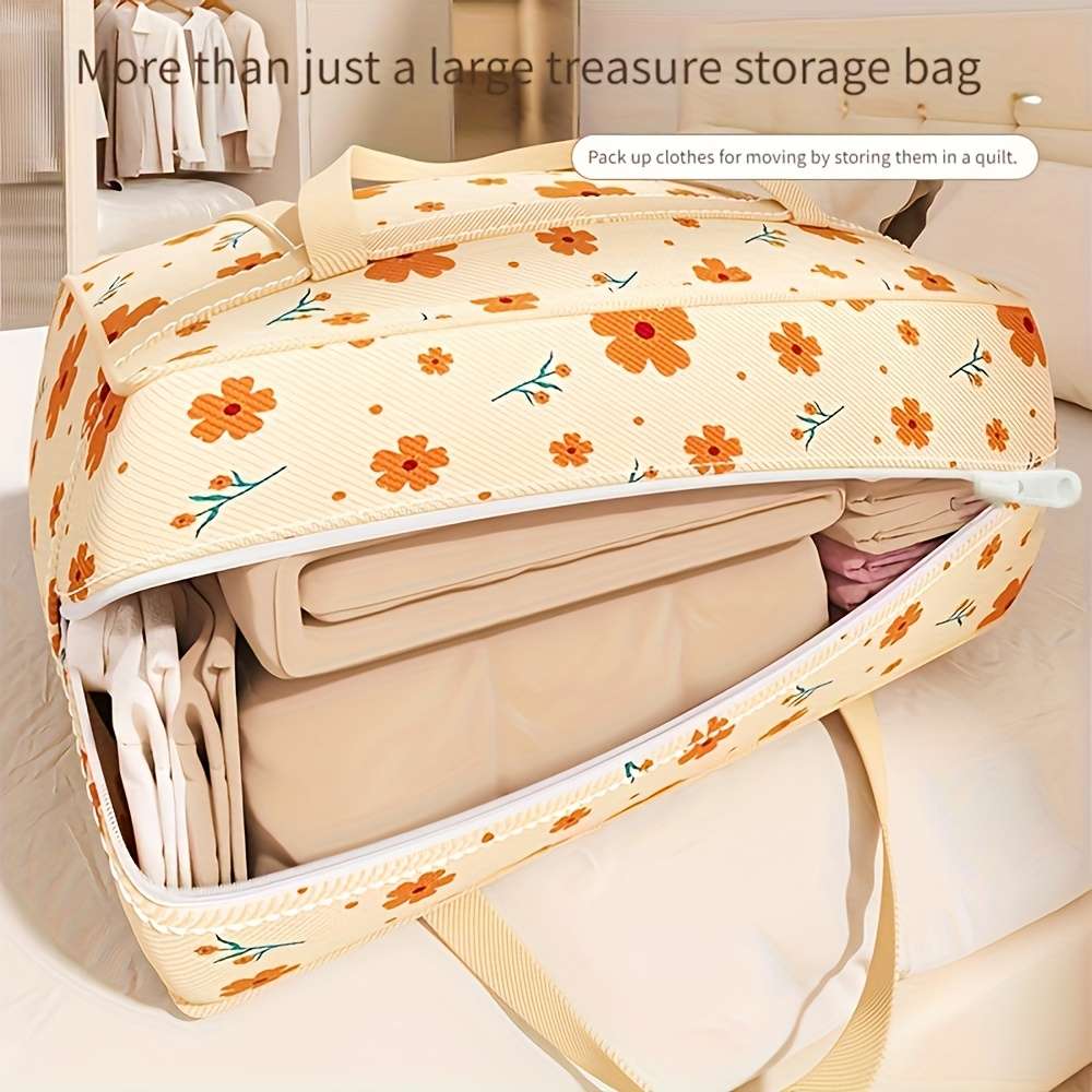 7pcs Durable Reliable Convenient Folding Storage Bag Duvet Dust Bag Moving