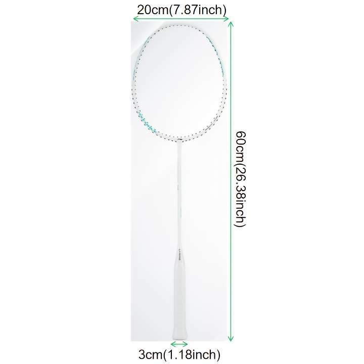 Badminton Racket Model Pearl White 5U