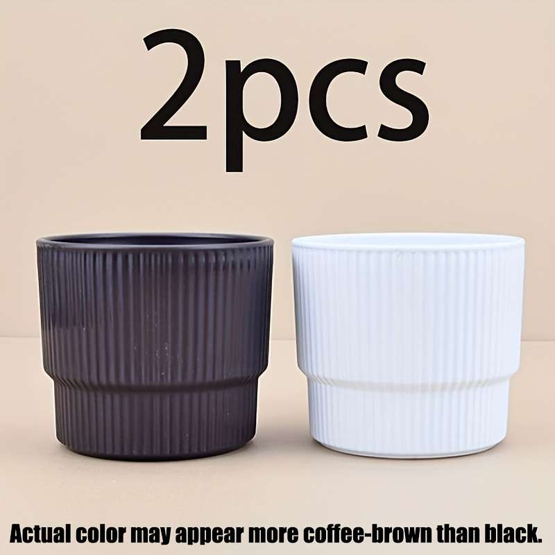 Flowerpot Quantity 2 Black
