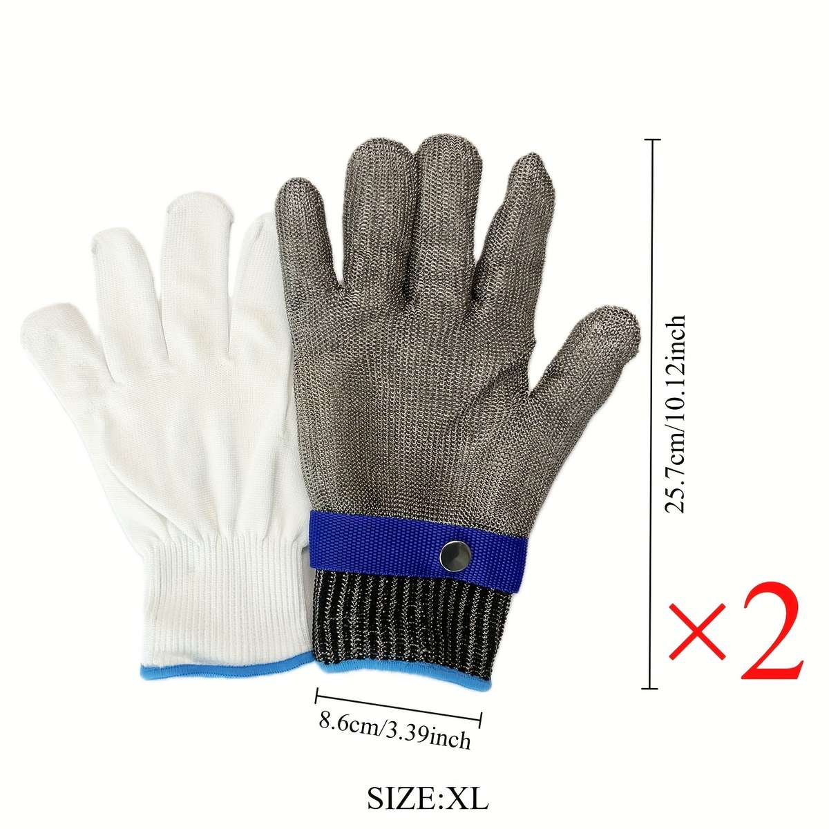 Work Gloves Size M Quantitypack Of 2