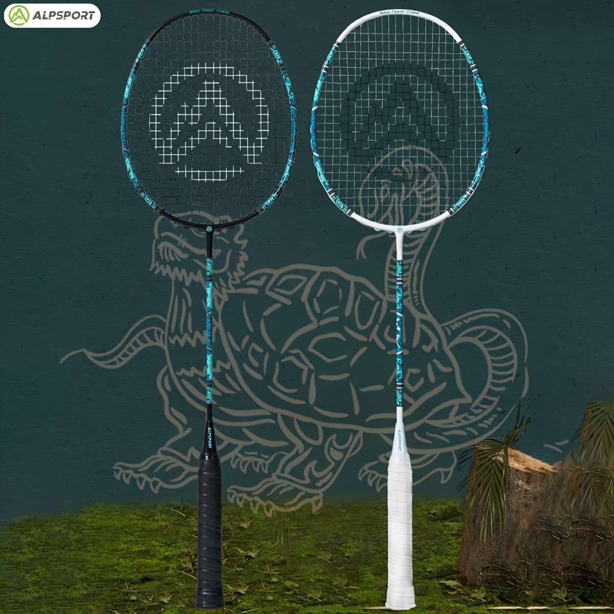 Badminton Racket Color 2Pcs Blackbag