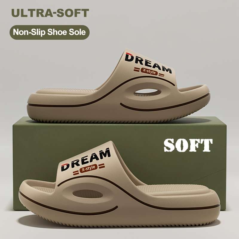 Men Slippers Summer Style Black Size Uk 2.5 To 3