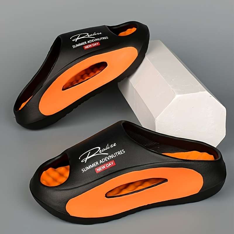 Sandals Color Black Orange Size Uk 6