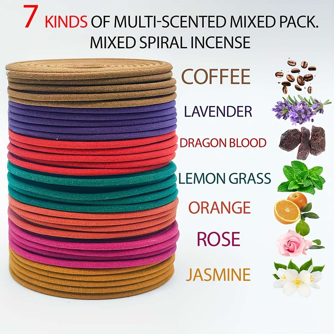 Incense Quantity 7 Scents Mixed 28 Tablets Add Base