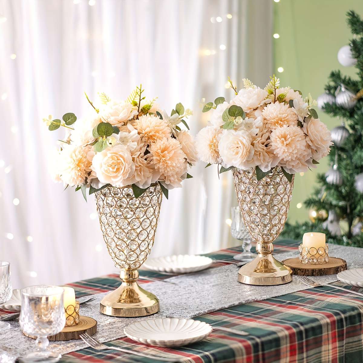 Wedding Supplies Color Golden X 2Pcs