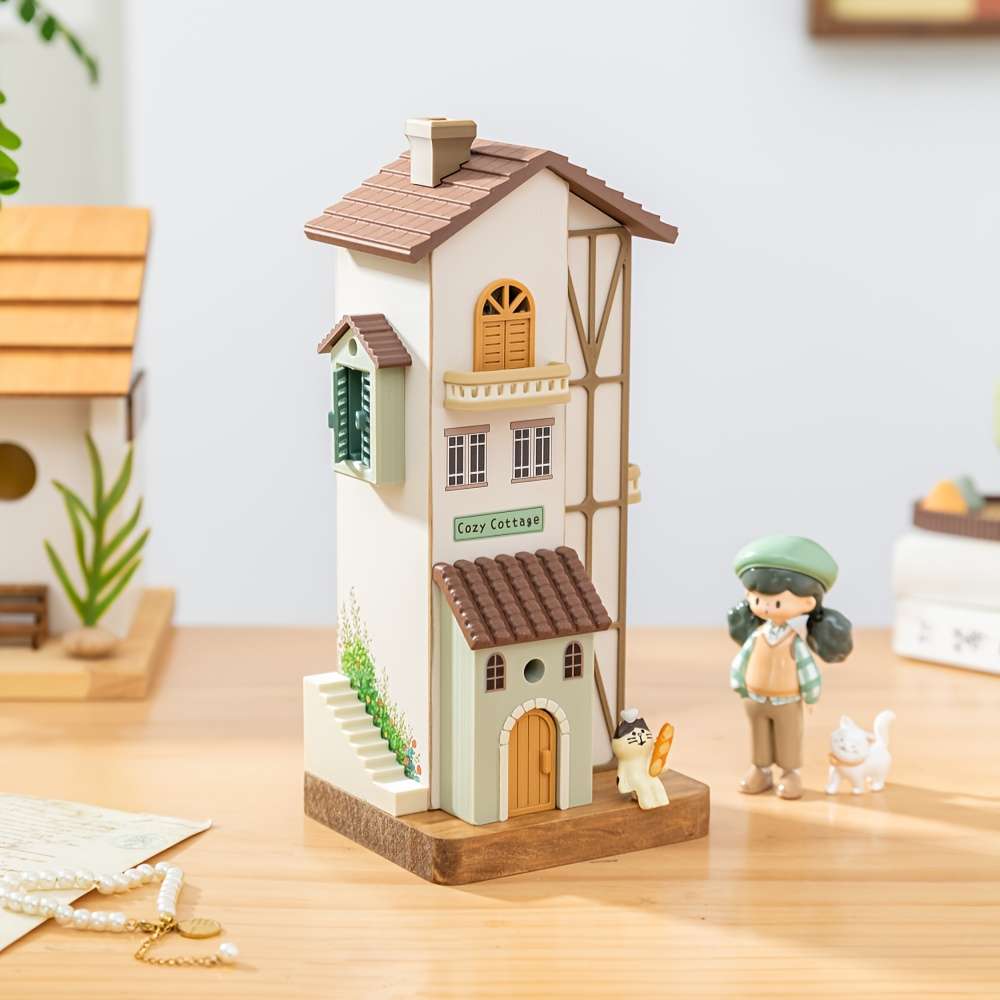 Building Toy Architectural Model Toy Set Items Inn Ornament