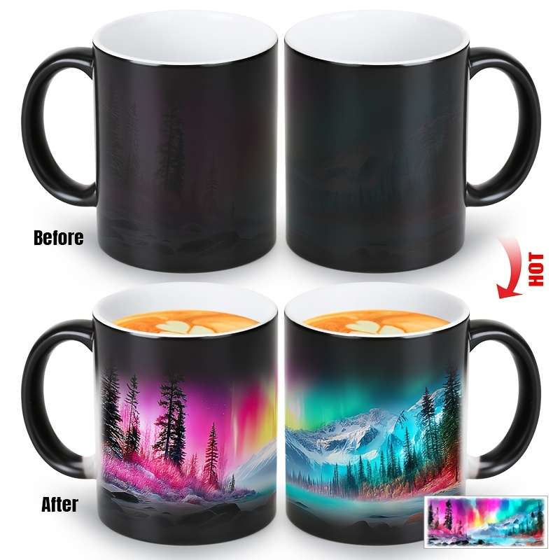 Water Cup Style Romantic Aurora Color Changing Cup