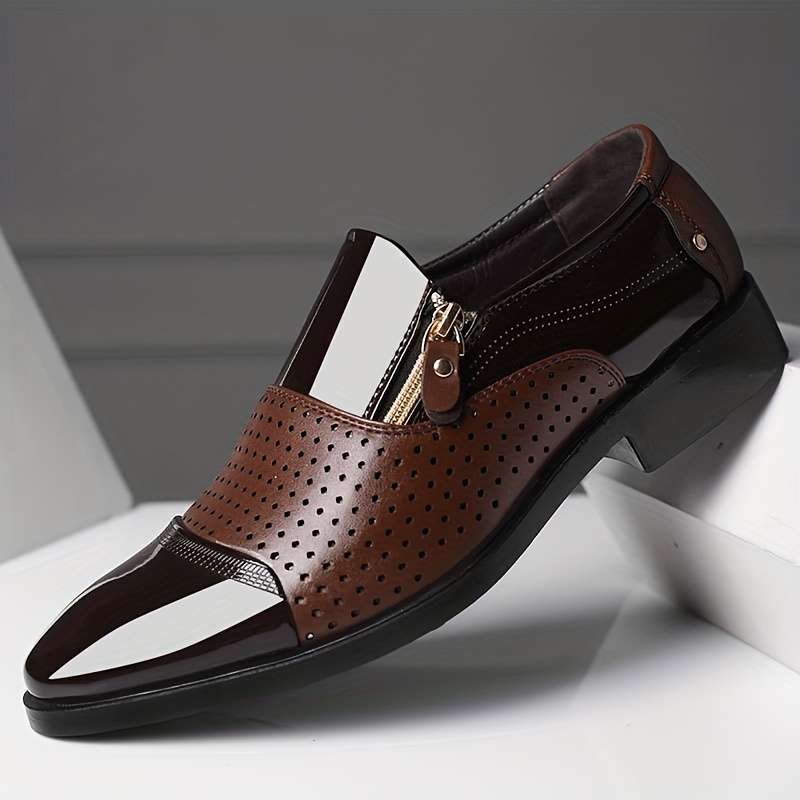 Mens Leather Shoes Color Brick Red Sizeuk 13