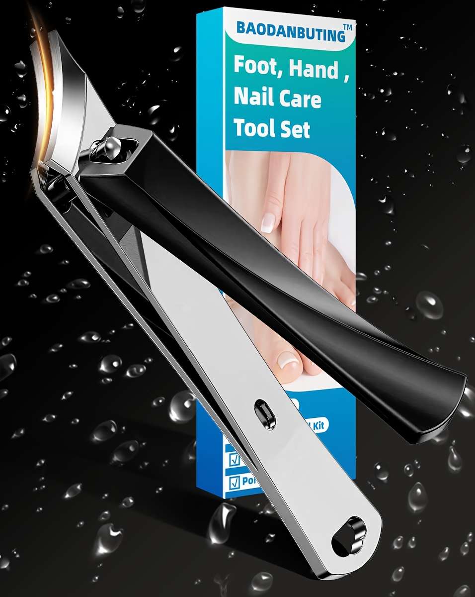 1-Pack Nail Clippers Bevel Curved Blade Toenail Clippers