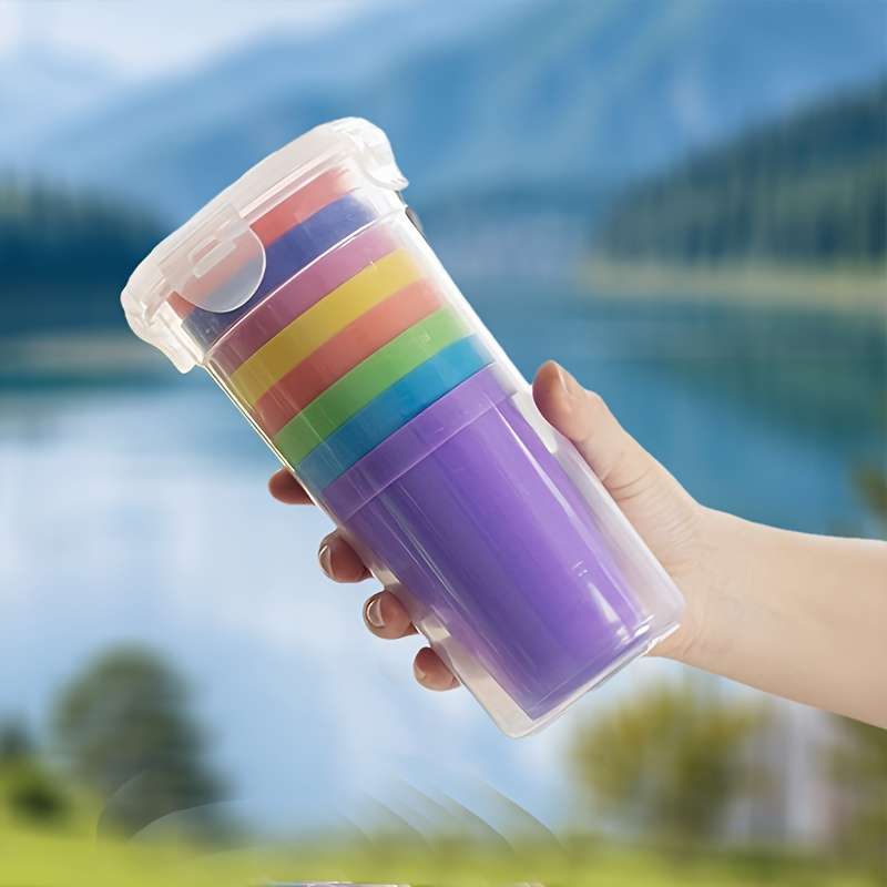 Water Cup Color 9Pcs Set Cups