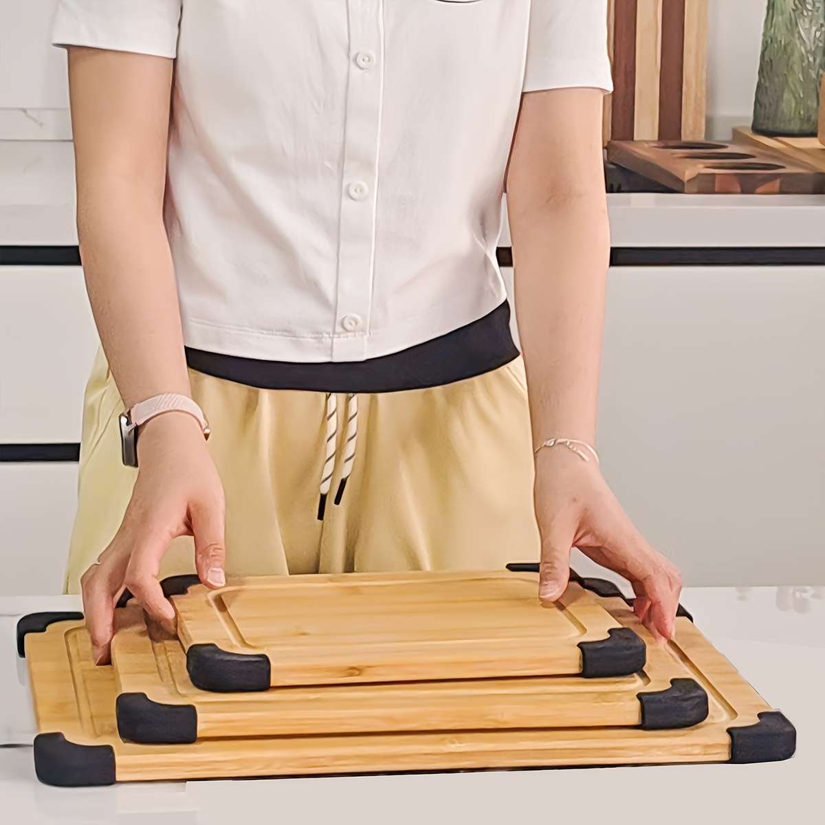 Cutting Board Material 3Pc Bamboo