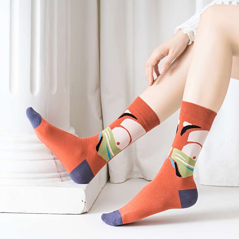Women S Socks Color 5 Pairs Of Random Mixed Colors Size Onesize