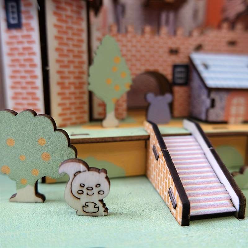 Building Toy Architectural Model Toy Set Model Fairy Tale Castle